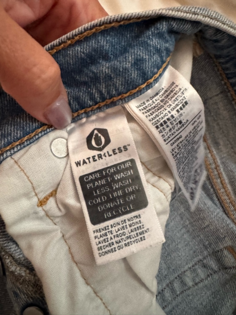 Levi's Light Blue High Rise Straight Leg Jeans; New with no tags - Picture 9 of 10